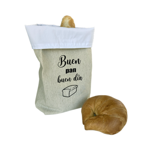 Bolsas ecológicas de tela para pan. Lavables y reutilizables.